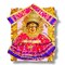 Varalaxmi Goddess Face Set Devi Mata Mukhota Mahalaxmi Face Idol Gotta with Embroidery Dress Jewelry for Vara Lakshmi Vratam Navaratri Margashirsha Vratha Pooja Temple